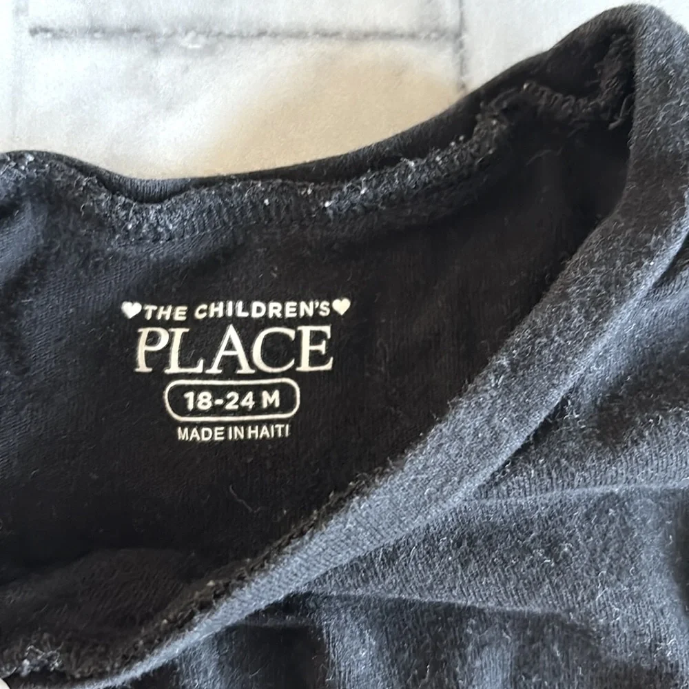 The Children's Place Black Long Sleeve Layering Top